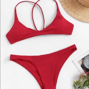 Red bikini from shein